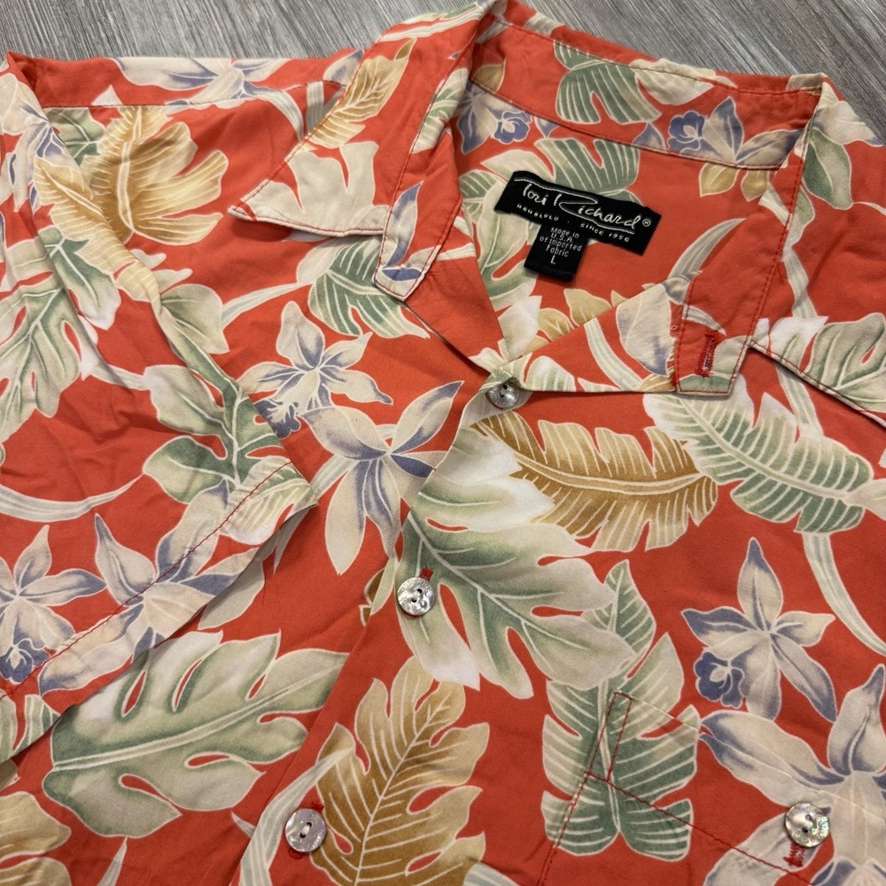 Tori Richard Men's Large Viscose Hawaiian‎ Shirt